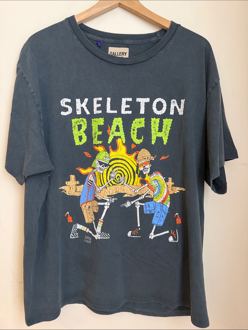GALLERY DEPT.
SKELETON BEACH TEE - VINTAGE BLACK